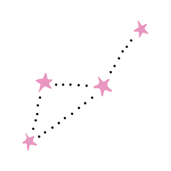 star constellation cartoon element png
