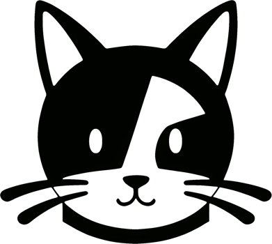 Close-up of cute cat face. AI-Generated png