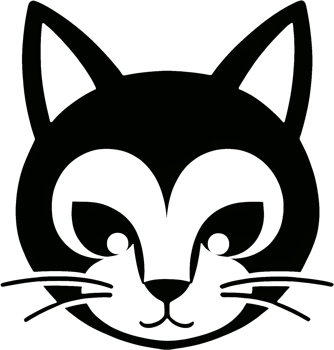 Close-up of cute cat face. AI-Generated png