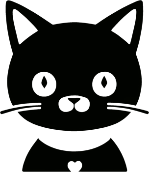 Close-up of cute cat face. AI-Generated png
