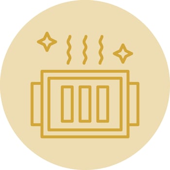 Radiator Vector Icon Design