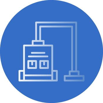Vacuum Cleaner Vector Icon Design
