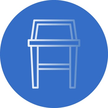 Bar Stool Vector Icon Design