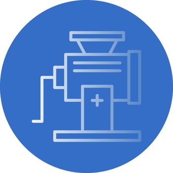Meat Grinder Vector Icon Design