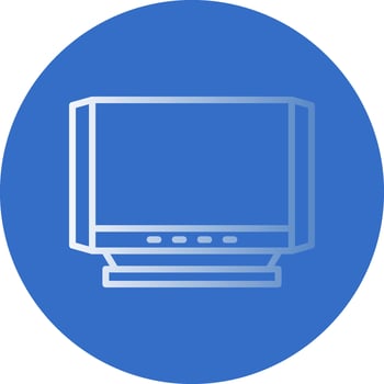 Television Vector Icon Design