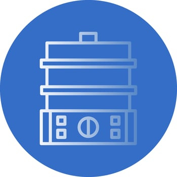 Food Steamer Vector Icon Design