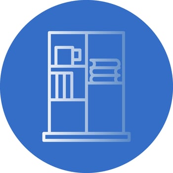Book Case Vector Icon Design