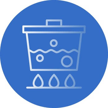Boiling Vector Icon Design