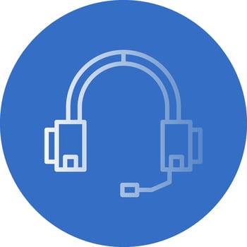 Headphone Vector Icon Design