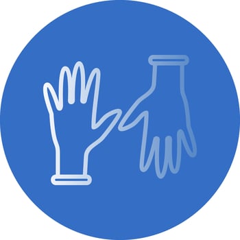 Gloves Vector Icon Design