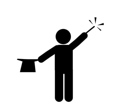 magic show. magician, magic, spell, trick vector