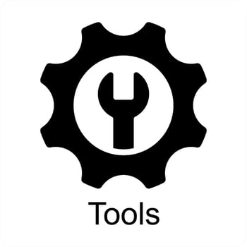 Tools and repair icon concept vector