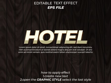 market text effect, typography, 3d text. vector template