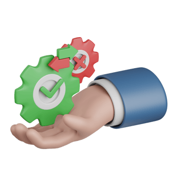 3d rendering decision isolated useful for business, analytics, web, money and finance design element png