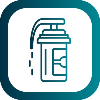 Pepper spray Vector Icon Design