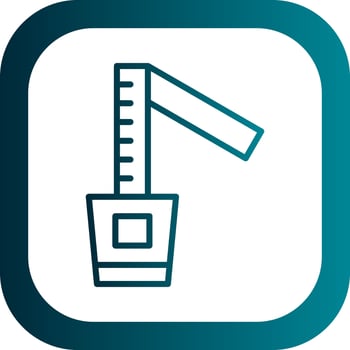 Meauring tape Vector Icon Design