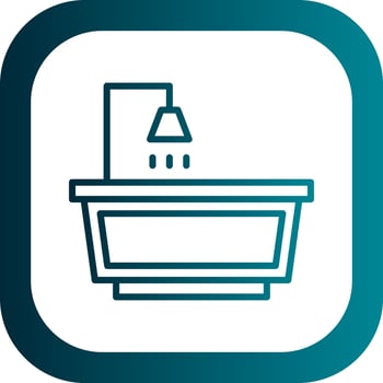 Bathtub Vector Icon Design