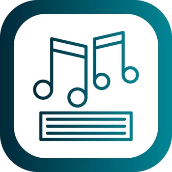 Music note Vector Icon Design