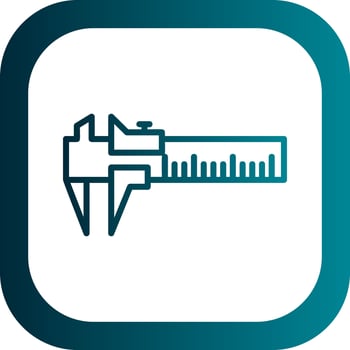 Caliper Vector Icon Design