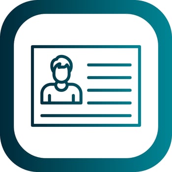 Identification Vector Icon Design