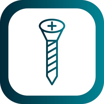 Screw Vector Icon Design