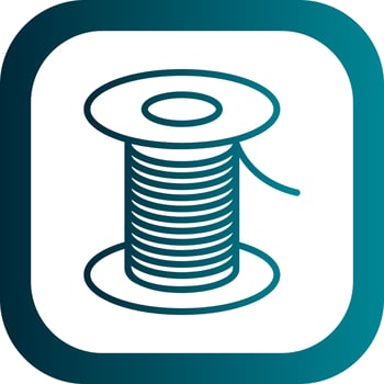 Wire roll Vector Icon Design