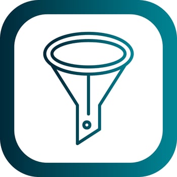 Funnel Vector Icon Design