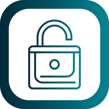 Unlocked Vector Icon Design