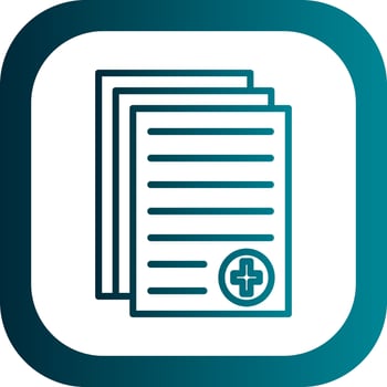 Medical report Vector Icon Design