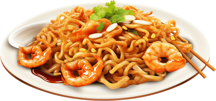 Cantonese Soy Sauce Pan Fried Noodles with . png