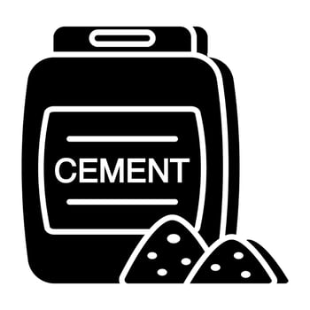 Perfect design icon of cement sack vector