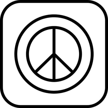 Peace Sign Vector Icon Design