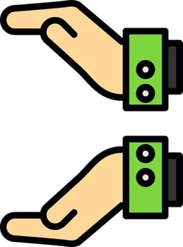 Hand Vector Icon Design