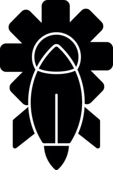 Rocket Vector Icon Design