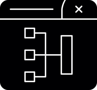 Site Map Vector Icon Design