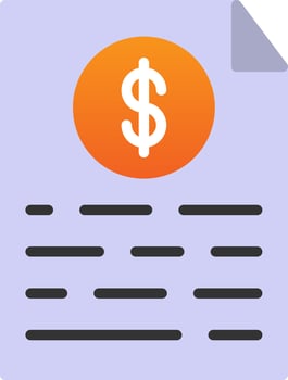 Medical Invoice Vector Icon Design