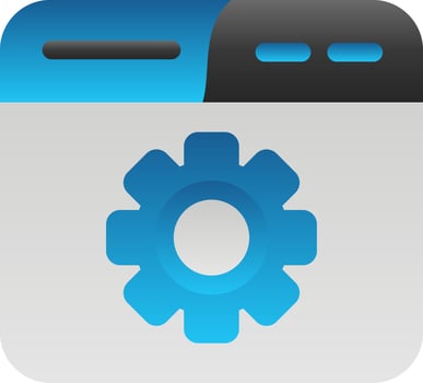 Web Browser Vector Icon Design