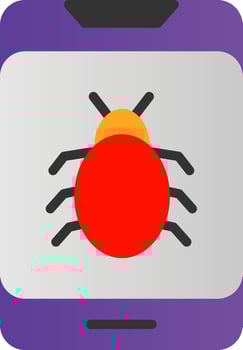 Bug Vector Icon Design