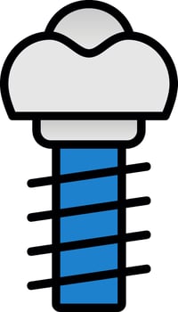 Implant Vector Icon Design