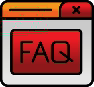 Faq Vector Icon Design