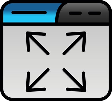 Expand Vector Icon Design