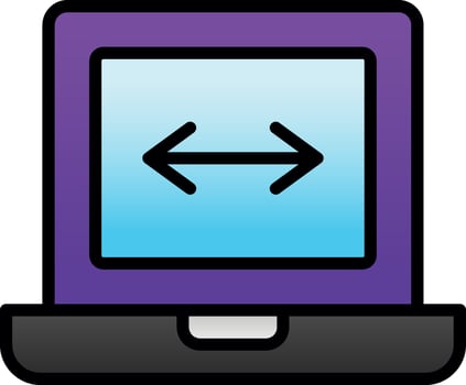 Laptop Vector Icon Design