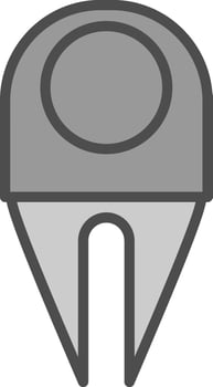 Divot Vector Icon Design