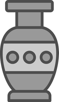 Vase Vector Icon Design