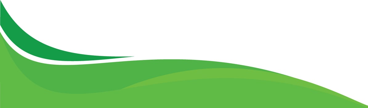 Curved Header and Footer Element vector