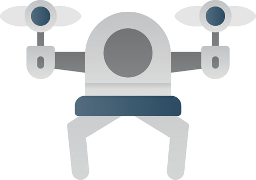 Drone Vector Icon Design