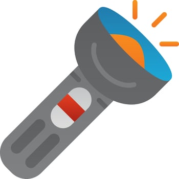 Torch Vector Icon Design