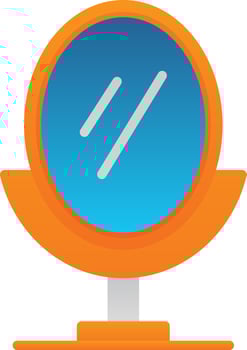 Mirror Vector Icon Design