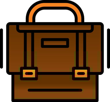 Briefcase Vector Icon Design
