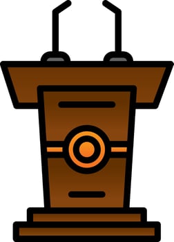 Podium Vector Icon Design